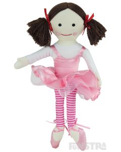 Twirl and dance with the Jemima doll, dressed in her ballerina tutu.