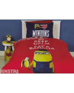 Minions Keep Calm Quilt Cover Set