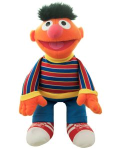 The lovable and huggable Ernie doll from the Sesame Street GUND plushy collection is a practical-joking and extroverted muppet, and will surely brighten any day!