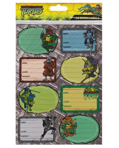 Teenage Mutant Ninja Turtles Stickers Book Labels