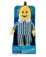 Press the tummy of the talking B1 plush toy to hear phrases from the TV show that include 'We'll play with everyone!' and 'Jamarama!'.