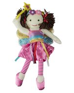 With wand in hand, Jemima is a fairy wearing her beautiful costume with wings.
