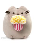 Bring home this super soft and squishy Pusheen plush along with a classic bag of fresh buttered popcorn!