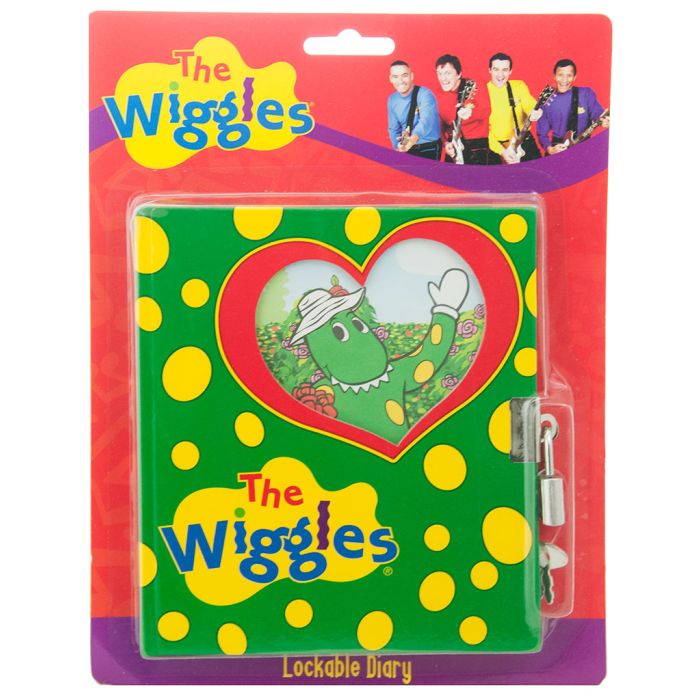 A lockable diary that showcases the green dinosaur with yellow spots that loves rosy tea, Dorothy the Dinosaur! A lockable diary that showcases the green dinosaur with yellow spots that loves rosy tea, Dorothy the Dinosaur!