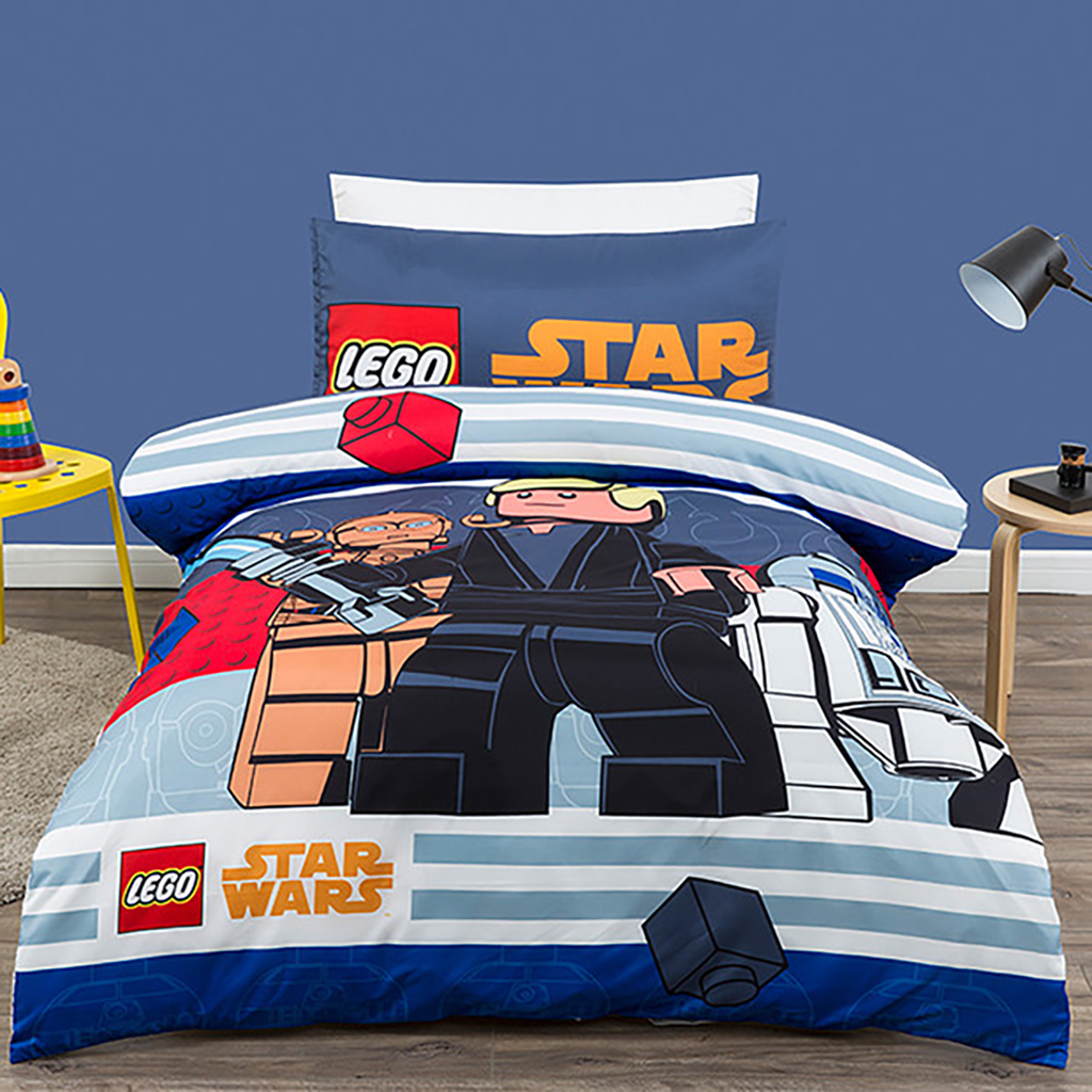 Lego Star Wars Quilt Cover Set Duvet Cover Bedding C 3po R2 D2 Luke Skywalker Ebay