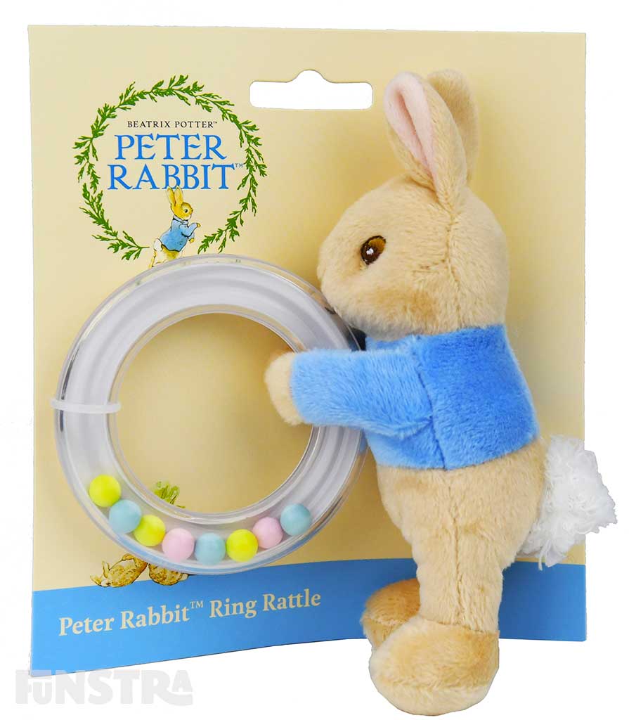 peter rabbit baby rattle