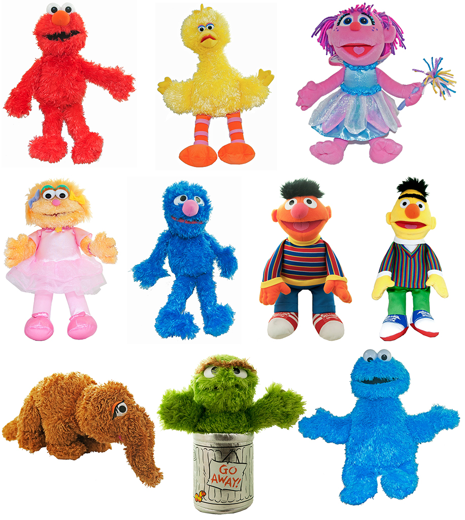 sesame stuffed animals