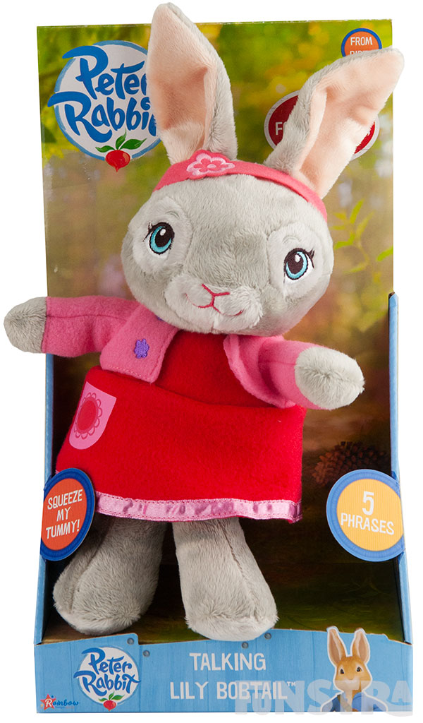 talking peter rabbit plush